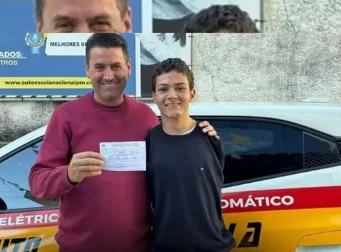 NO SUL DE MINAS: Jovem sem os dois braços conquista CNH e aprende a dirigir usando os pés