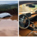 VÍDEO: Carro fica parcialmente submerso em estrada rural após deslizar em trecho alagado no feriado