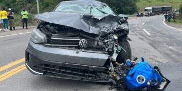 Motociclista de 34 anos morre após colisão frontal na MGC-491