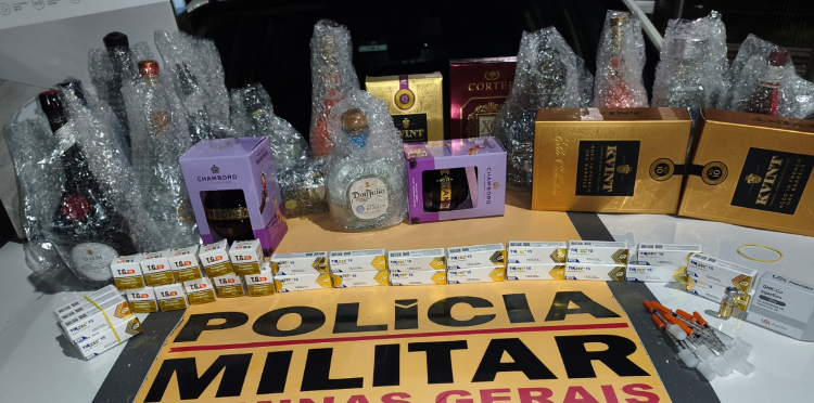 Homem é preso com carga de tirzepatida, eletrônicos e bebidas avaliada em R$ 250 mil no Sul de Minas