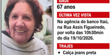 Idosa de 67 anos com Alzheimer está desaparecida no Sul de Minas