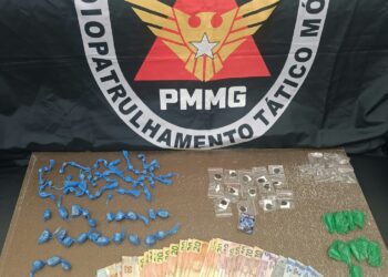 Suspeito é preso com cocaína, maconha, haxixe, crack e dinheiro
