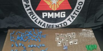 Suspeito é preso com cocaína, maconha, haxixe, crack e dinheiro