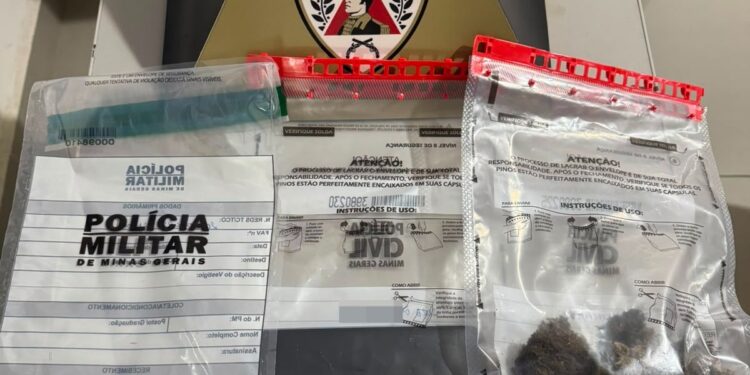 Homem de 21 anos procurado pela Justiça é preso com drogas em Muzambinho