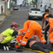 Motociclista sofre traumatismo craniano após colisão com carro