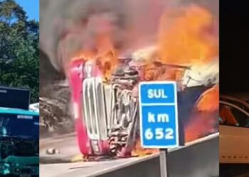 Acidentes deixam três mortos em rodovias do Sul de Minas nesta quinta-feira