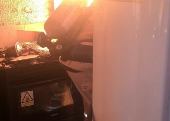 Vazamento de gás provoca incêndio em residência no Condomínio Tupã em Alfenas