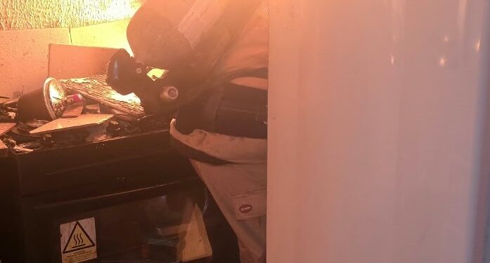 Vazamento de gás provoca incêndio em residência no Condomínio Tupã em Alfenas