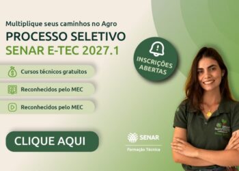 Senar e-Tec oferece cursos técnicos gratuitos 