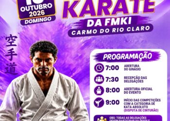 Carmo do Rio Claro recebe 2ª Taça Minas Gerais de Karatê no dia 18 de outubro