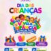 Dia das Crianças em Carmo do Rio Claro terá brinquedos, lanches e presentes em frente ao DECC