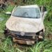 Motorista fica ferido após carro capotar na BR-354