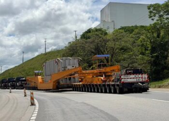 Carga de 521 toneladas vai passar pelo Sul de Minas e exige atenção no trânsito neste fim de semana